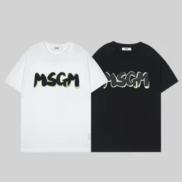 Männer Brand MSGM T-Shirts Sommer Kurzarm Designer Top-Shirts Frauen Baumwolle Tees Buchstabe Lose T-Shirt XS-5xl großer Mann T-Shirt