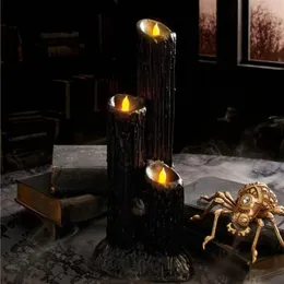 Party Decoration Resin Candle Holder Cluster Halloween Home Coffee Table Centerpiece Decor Wholesale