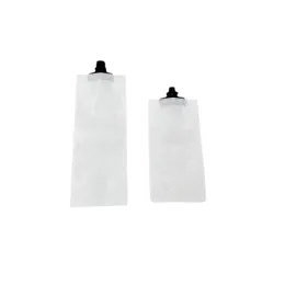 Liquid Clamshell Bocal de sucção auto-sustentável Viagem de papel kraft e sacos separados sacos de maquiagem brancos j20