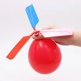 Parti Favor Paskalya Helikopter Balonları Çocuklar İçin Komik Taşınabilir Açık Dış Mekan Oyuncak Doğum Günü Malzemeleri Uçan Balon 3 PCS