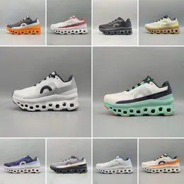 Designer Shose Sıradan Koşu Ayakkabıları Bulut 5 Bulut X3 Cloudmonste Erkekler Kadın Spor ayakkabılar Siyah Beyaz Bulutlar Egzersiz Çapraz Aloe Fırtına Mavi Dantel Up Mesh Trainers Boyut