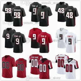 2024 Draft Pick Nr. 8 Fußball 9 Michael Penix Jr. Jersey 98 Ruke Orhorhoro 48 Bralen Trice 54 Brandon Dorlus 40 JD Bertrand 59 Zion Logue Jase McClellan Stitched