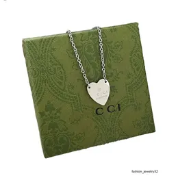 Brand Heart Pendant Necklace DesignFor Women Sier Necklaces Vintage Design Gift Long Chain Love Couple Family Jewelry Necklace Celtic Style CYG24020301-3