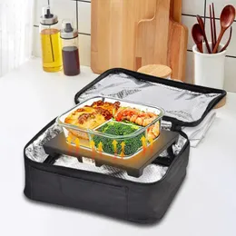 Dinnerware Portable Oven Waterproof For Meals Reheating Mini Electric Heated Lunch Pouch Truck Trip Home Kitchen Camping Picnic