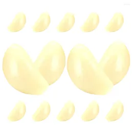 Decorative Flowers 14 Pcs Artificial Garlic Cloves Model Simulation Vegetable Decor Po Props Simulated Imitation Flakes Ornaments Fake