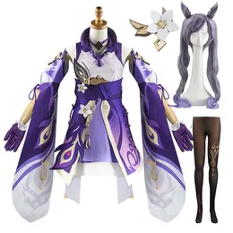 Genshin Impact Traveler Lumine Cosplay Costume Fancy Dress