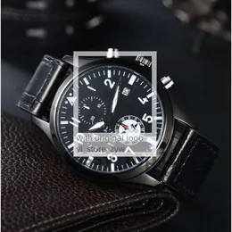 AAA Quality Iwcity Watch Men Watch Luxury Mens Big Pilot Watches Auto Mechanical Uhren Super Luminous Date Watchmen Leather Strap Montre Luxe CDP ES Men 4B4