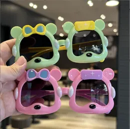 Kids Cartoon Bear Sunglasses Children Cute Sun Shade Glasses 7 Colors Boys Girls Baby Decoration Sun Glasses wholesale