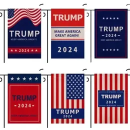 30x45 cm Kag Maga Trump DHL 2024 Republikanin USA Flags Banner Flagsanti Biden Never America Prezydent Donald Funny Kampania Flaga Garden Anti