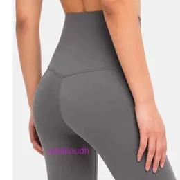 AAA Tasarımcısı Lul Rahat Kadın Spor Yoga Pantolon Aynı Gariplik Çizgisi Fitness Sıkı Şeftali Asansör Kalça Yüksek Bel Kadınlar İçin