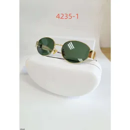 Herren Sonnenbrille für Frauen Designer Sonnenbrille Luxusmarkenbrille Unisex Reisen Sonnenbrille Schwarzer grauer Strand Adumbral Metall Rahmen Europäische Sonnenbrille