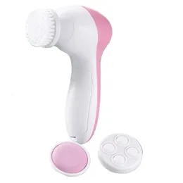 5 In 1 Battery Rotating Facial Cleansing Brush Waterproof Face Cleanser Machine Cleaning Massage Skin Care Tools Cepillo De Limpieza Facial Giratorio A Bateria