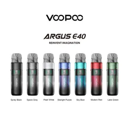 VOOPOO Argus E40 Pod System Kit 1800mAh 40W Compatible with 4.5ML Argus PnP X/E40 Pod Cartridge Side-Filling System Vaporizer E Cigarette Authentic