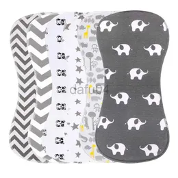 Bibs Burp Cloths Baby Bib 100 ٪ Boy Pure Cotton Double Boy and Girl Attems Absarbent Soft Baby Saliva Accessories Baby Burp Clothing D240513