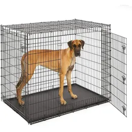 Abbigliamento per cani sl54dd a doppia porta per xxl i cani più grandi generano grande mastiff dane St. Bernard Black