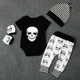 Set di abbigliamento Canis 2022 Nuovo neonato a 4 pezzi e set di cranio per bambini SET TOTTO+PANTALI LUNGO FASCIFICARE SELLA SELLIZIONE HOTTI