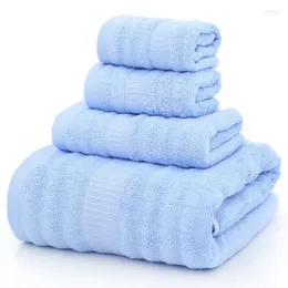 Asciugamano goccia 70 140 cm 32 72 cm 34 34 cm 25 50 cm bagno in fibra di bambù per adulti bagno morbido assorbente 4pcs/set