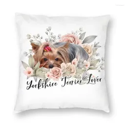 Pillow Yorkshire Terrier Mama Dad Cover Home Decor Print Liebhaber Wurf für Wohnzimmer