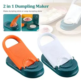 ベーキングツールIn1 Dumpling Maker Mold Machine Kitchen Making Tool Dough Skin Artifact Pressing Morder Rapper Presser Gadgets Bake