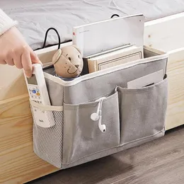 Storage Bags Hanging Bed Pocket Bedside Organizer Baskets Dormitory Organiser For Rails Sofa