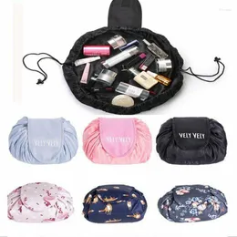 Storage Bags Vely Portability Magic Travel Pouch Cosmetic Bag Makeup Case