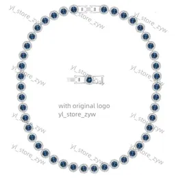 Swarovski Halskette Designerinnen Frauen Originalqualität Anhänger Halsketten Engel, brillante und modische volle Diamantkette für Frauen mit Elementen 35B