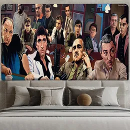 Tapestries Movie Scarface Tapestry Bedroom Decoration Decorative Wall Art Decor Wallpaper Headboards Room Aesthetic Hanging Home