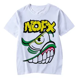 NOFX футболки панк-рок-группа 3D Print Streetwear Мужчины женщины повседневная мода негабаритная футболка с коротким рукавом детская футболка