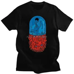 Erkek Tişörtler Harajuku Yaratıcılık Japon Anime Akira Pamuk T-Shirt Erkekler Hip Hop Retro T Shirt Erkek TS Yaz Moda Tasarısı Tshirt T240510