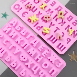 Backformen Russische Buchstaben Silikon Fondant Schokoladenschokoladen -Kuchen -Dekoration Formen Süßigkeiten 1029