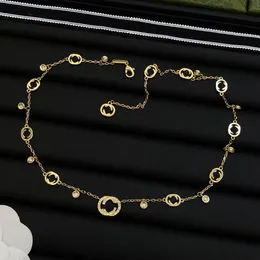 Fashion New Colar Gift, New Gold S925 Jóias Presente para Amigos Dia dos Namorados Presente de Halloween de Natal, Entrega rápida de jóias de colares pendentes à vista