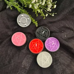 5Pcs Candles Pentagram Tealight Candle Beeswax Tealight Magic Spell Candles Pagan Symbol Wholesale Candles Distributions