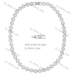 Swarovski Necklace Designer Women Women Original qualità collane a ciondolo Angelic Brillian e alla moda Collana a diamante completa per donne che usano elementi A81