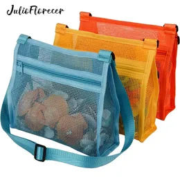 Julioflorecer 3 Pack Beach Mesh Shell Beard для удержания игрушек Коллекция детской сумки собирает раковины 240430