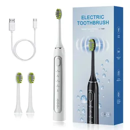 Schoben Smart Sonic Electric Electric Toothbrush Ультразвука IPX7 Перезаряжаемая зубная щетка 6 мод отбелизерновой зубы 240511