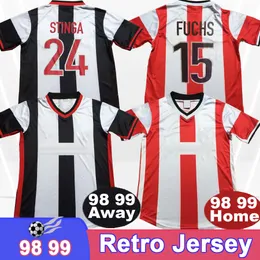 1998 1999 Stinga Fuchs Herren Retro Fußballtrikot