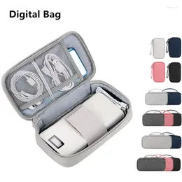 Depolama Çantaları Dijital Kablo Çanta USB Veri Kulaklık Tel Kalemi Güç Bankası Organizatör Poşeti Su geçirmez Cep Telefonu Koruma Kılıfı