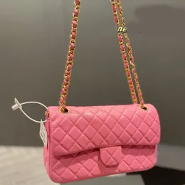TOP 8A designer bag high quality plaid flap Women shoulder handbag chain leather letter stripe messenger tote handbags