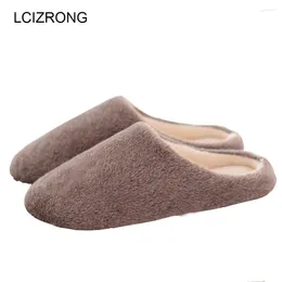 Pantofole Lcizrong Cotton Home Women Lover Amante caldo Slippista carina comoda Lady di grandi dimensioni Donna per peluche interni