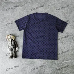 Xinxinbuy Männer Designer T-Shirt T-Shirt 2024 Italien Flockungsbrief Druck 1854 Polo Kurzarm Baumwolle Frauen grau schwarzblau Khaki M-3xl