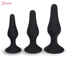 Yafei Silicone Butt Plug Suction Cup Smooth Anal Plug Waterproof Anal Dildo Anal Toy For Nybörjare Sex Toy For Men Gay S M L Y181108623566