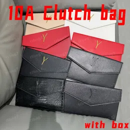 10A Torka sprzęgła projektant portfel męski skórzana torebka kluczowe portfele Crossbody Messenger Bag Ladies Fashion Torby oryginalne skórzane portfel