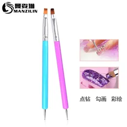 Yeni çift nokta elmas kalem fototerapi kristal kalem ahşap kalem tutucu renkleri mevcut