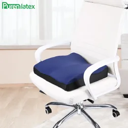 Pillow polenlatex 41x41cm Latex Stuhl Orthopädische Büro -Autositz Coccyx Wirbel Wirbelsäule Freisetzungsdruck