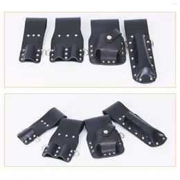 Storage Bags Heavy Duty Garden Tool Belt 4 Pockets Adjustable PU Woodworking Gardening Waist Electricians Work Organizer