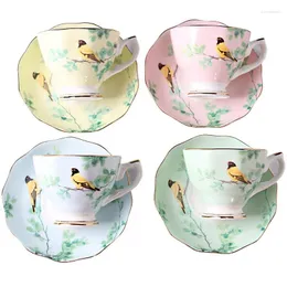 Кружки европейские кофейные чашки Creative Bone China Tea Cup Tea Cup и Buster Set Advanced Фарфоровая кружка для подарков