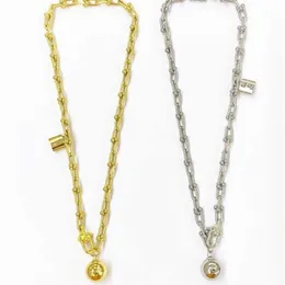 S925 Silver Tiffanyjewelry Heart Pendants Niski Koreańczyków z grawerowaną 18 -karatową stalą tytanową dla kobiet klasyczny Nowy naszyjnik Pearl