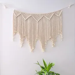 Гоберики Nordic Star Moon Macrame Wall Hansings Boho Декор дома