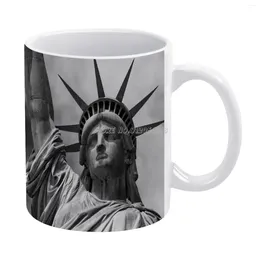 머그잔 커피 동상 330ml 크리에이티브 여행 머그잔 및 컵 사무실 음료웨어 Tazza NYC NY York YorkCity
