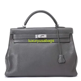 Skórzane torby na ramię Duże podróż KY Bag Big Bag 2024 Nowy wzór Litchi Męs